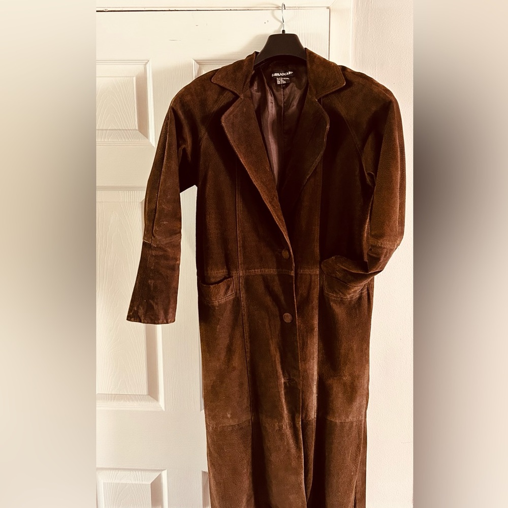 Sharp looking suede leather jacket.